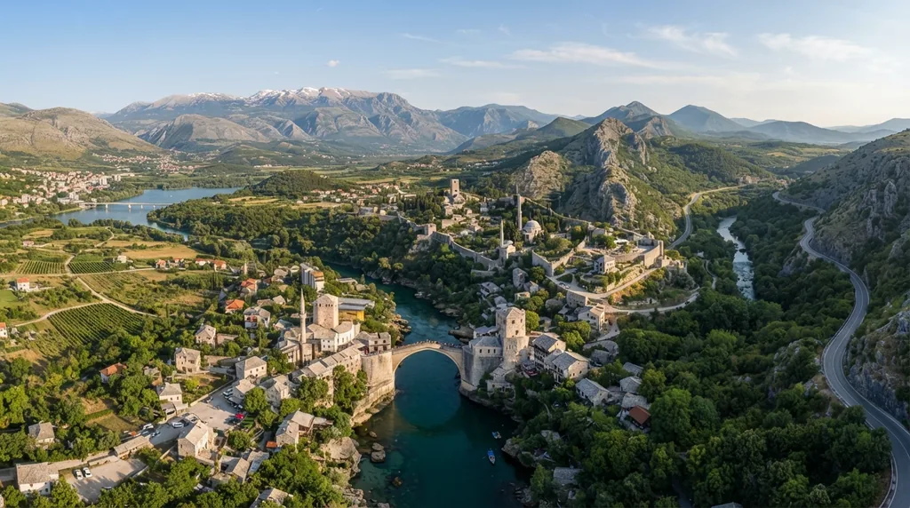 Kombi prevoz putnika Srbija → BiH — predeli regija Sarajevska regija