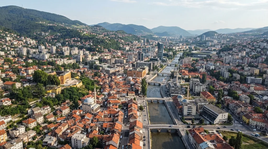 Kombi prevoz putnika Beograd → Sarajevo — gradsko jezgro, Sarajevska regija