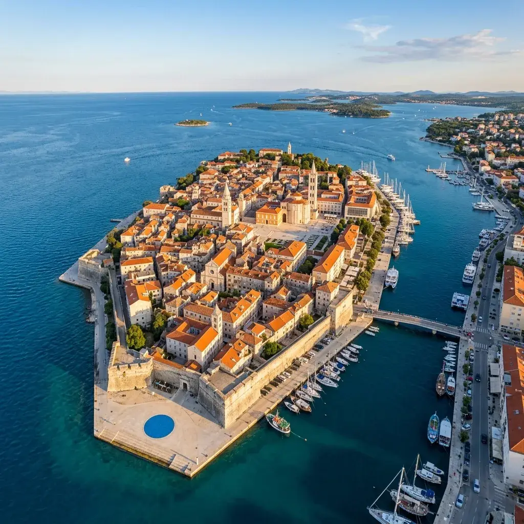 Kombi prevoz putnika Beograd → Zadar — obala i more, Severna Dalmacija